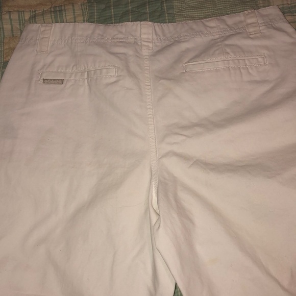 Columbia Capri Cropped Pants White Sz 12 - Picture 3 of 4